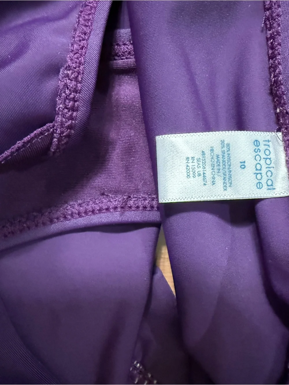 Purple Ruffle Swim Skirt